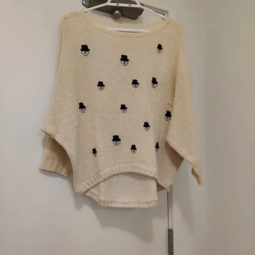 Wheat Bat Sleeve Sweater
